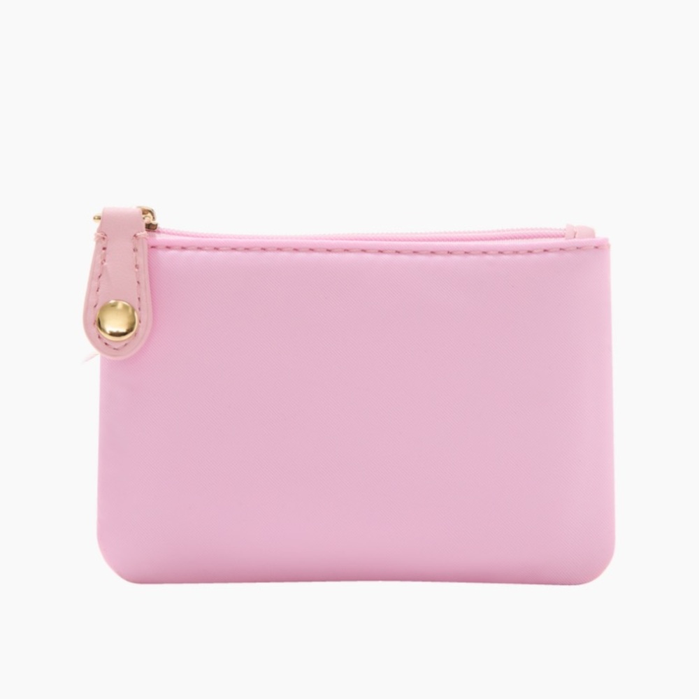 Stoney Clover Lane Pink Cosmetic Pouch with Gold Accent